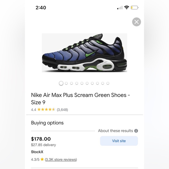 COPY - Nike air max plus scream greens - Picture 3 of 3